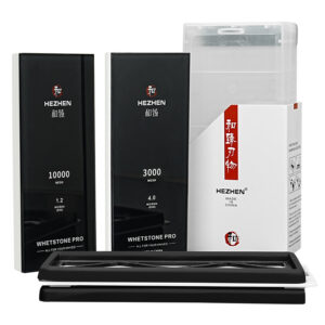 New Professional Glass Base Whetstone Set Non-Slip #3000/10000 Grit Premium White Corundum Knife Sharpening Stone Custom