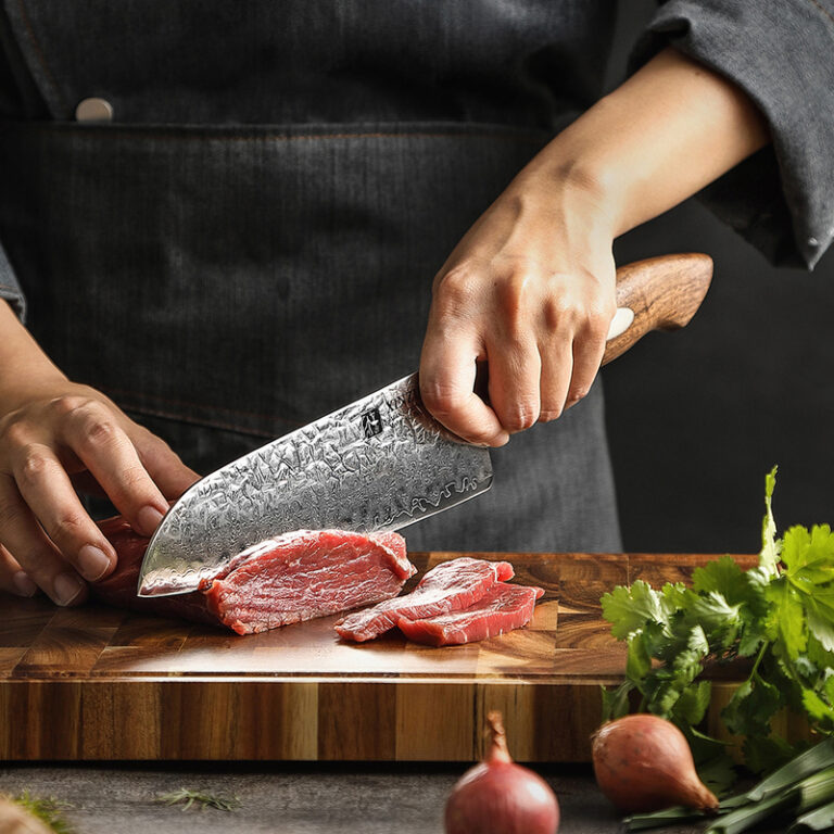 10 Inch Professional Japanese Damascus Steel 67 Layers Carbon Steel Kitchen Chef Knife Ebony Handle Gold Supplier photo review