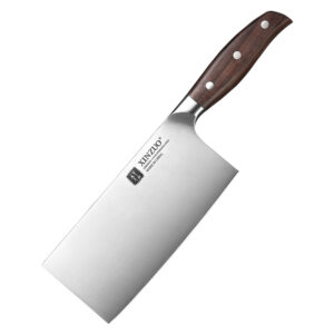 XINZUO New Arrivals German Stainless Steel Nature Nature Red Sandalwood Handle Kitchen Cleaver Knife Vegetable Knives
