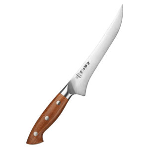 XINZUO New X02 Series Kitchen Fish Fillet Knife German Stainless Steel Red Wood Handle Daily Kitchen Cut Usage