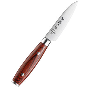 XINZUO German 1.4116 Steel Paring Knife Professional Restaurants Stainless Pakka Wood Kitchen Fruit Knives 3.5 Inch Custom