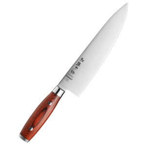 Xinzuo Super Sharp Professional Kitchen Chef Knife 8 Inch German 1.4116 Stainless Steel Pakka Wooden Handle Manufacturer