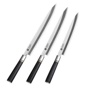 S-D Series Japanese Sashimi Sushi Kitchen Knife with Ebony Handle