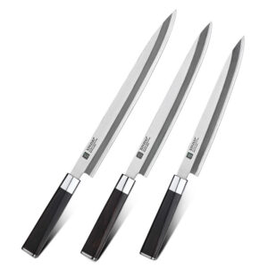 S-E Series Japanese Sashimi Slicing Kitchen Knife with Ebony Handle