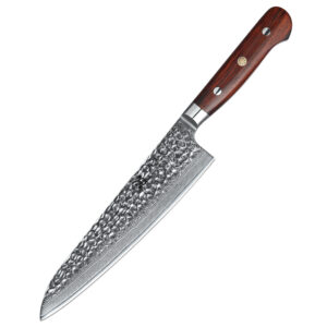 Classic 8 Inch Chef Knife Japanese Damascus Steel Rosewood Kitchen Knives