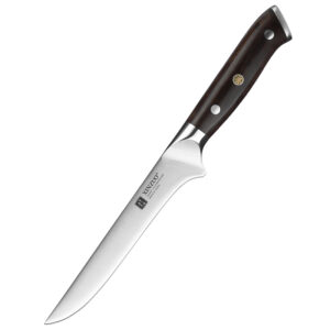 XINZUO Hot Sale Kitchen Boning Knife Professional German Stainless Steel Ebony Wood Handle