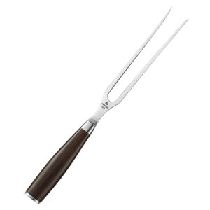 Premium Stainless Steel 430 BBQ 6 Inch Wooden Handle Cooking Meat Fork Kitchen Restaurants Accessories