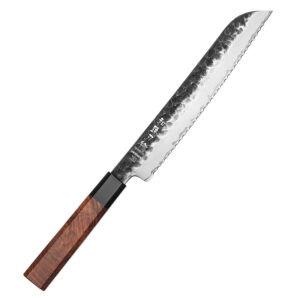 XINZUO Professional Bread Knife Stainless Steel Kitchen Knives with Handmade Wooden Handle