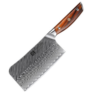 67 Layers Damascus Steel Daily Cutting Carbon Steel High End Quality Japanese Kitchen Bone Chopping Knife Chopper