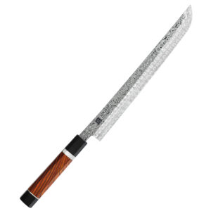 Hot Sale 270mm High Carbon Full Damascus Japanese Sakimaru Sushi Kitchen Knife