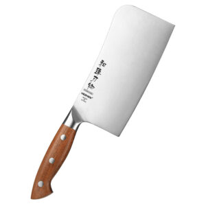 XINZUO New Bone Chopper High Quality Kitchen Cutlery Chopping Knife Red Wood Handle Gift